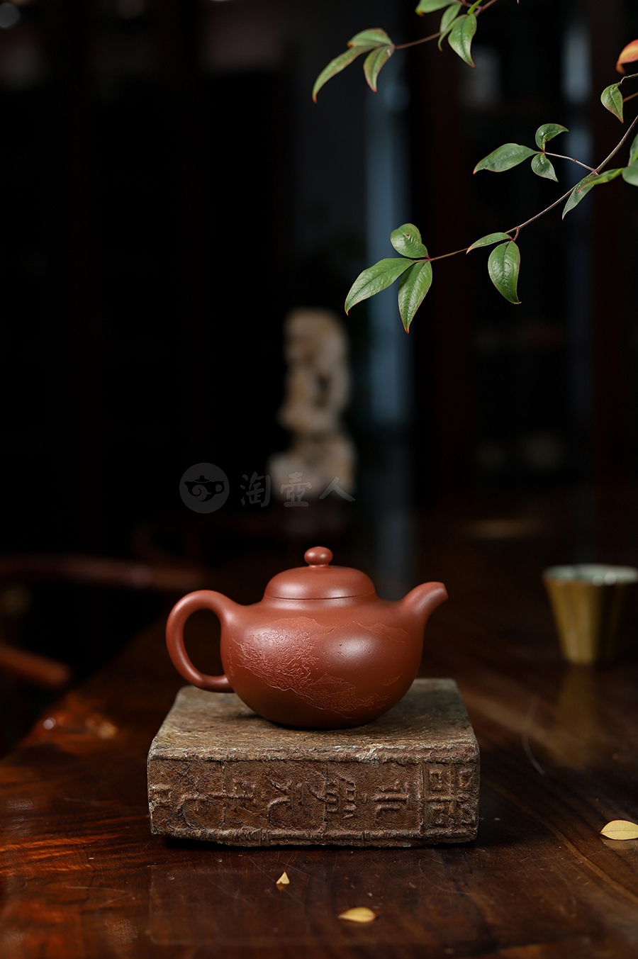 全手柿圆壶
