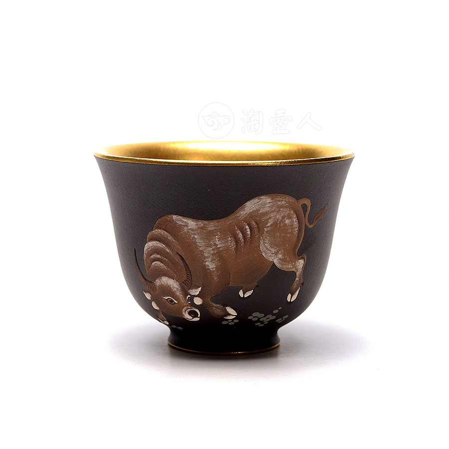 生肖高端主人杯(泥绘粉金)