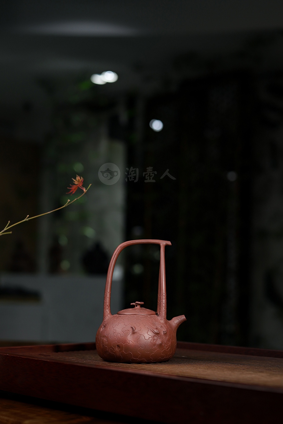 全手薄胎供春提梁