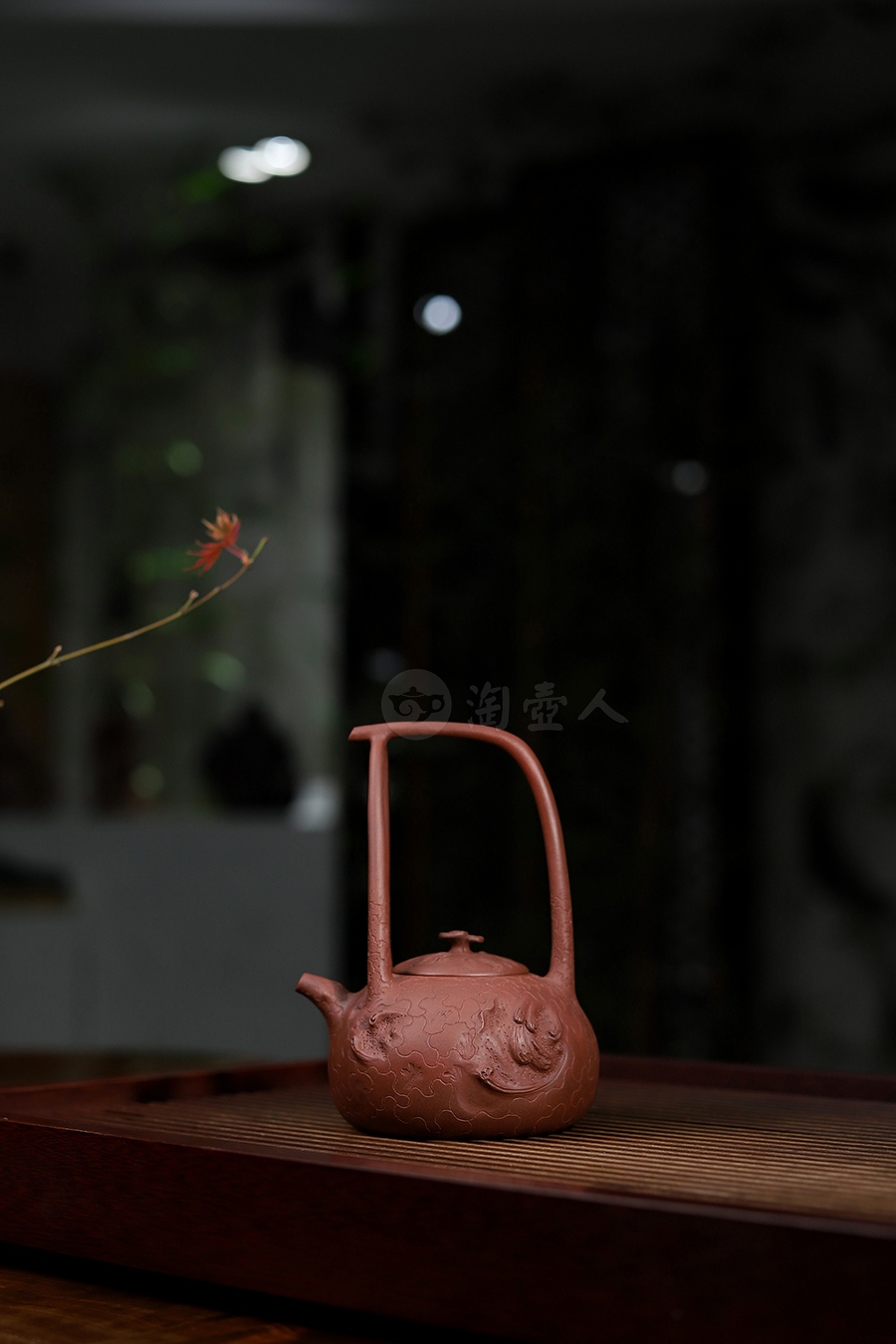 全手薄胎供春提梁