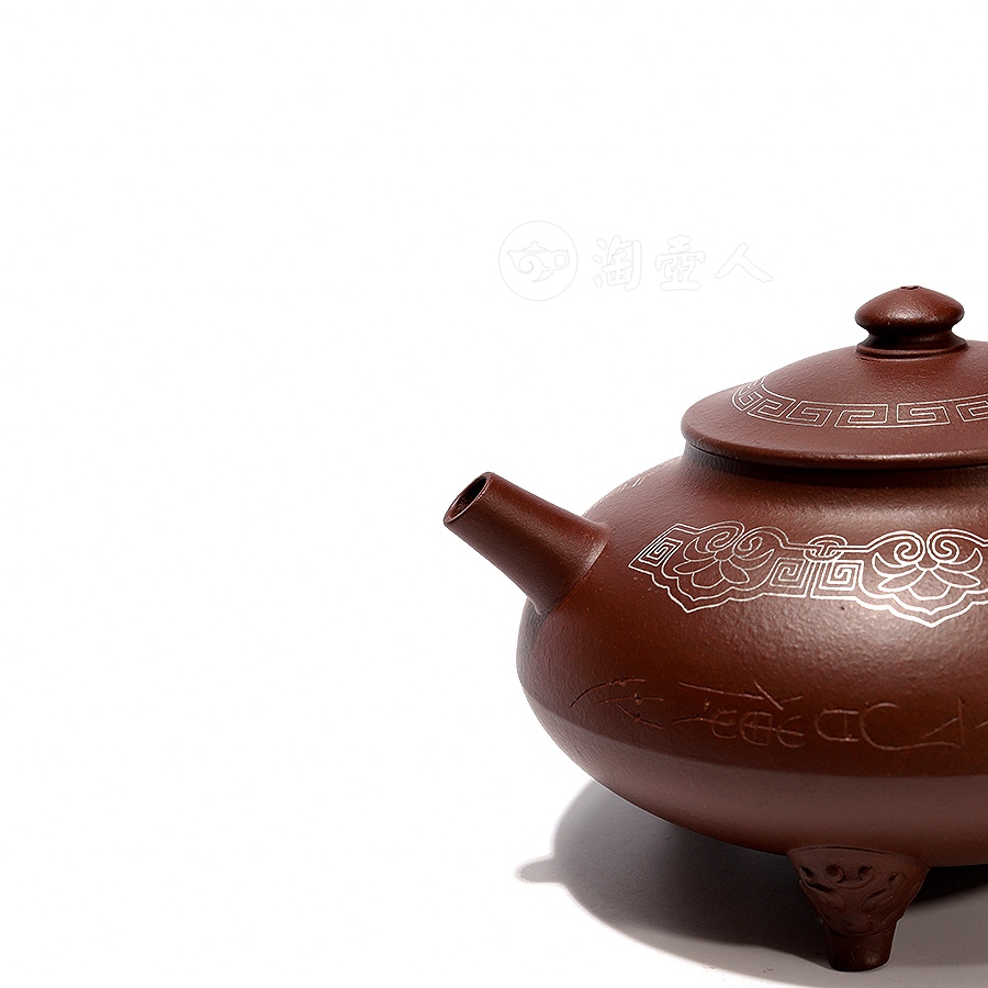 中鼎壶(嵌银丝)