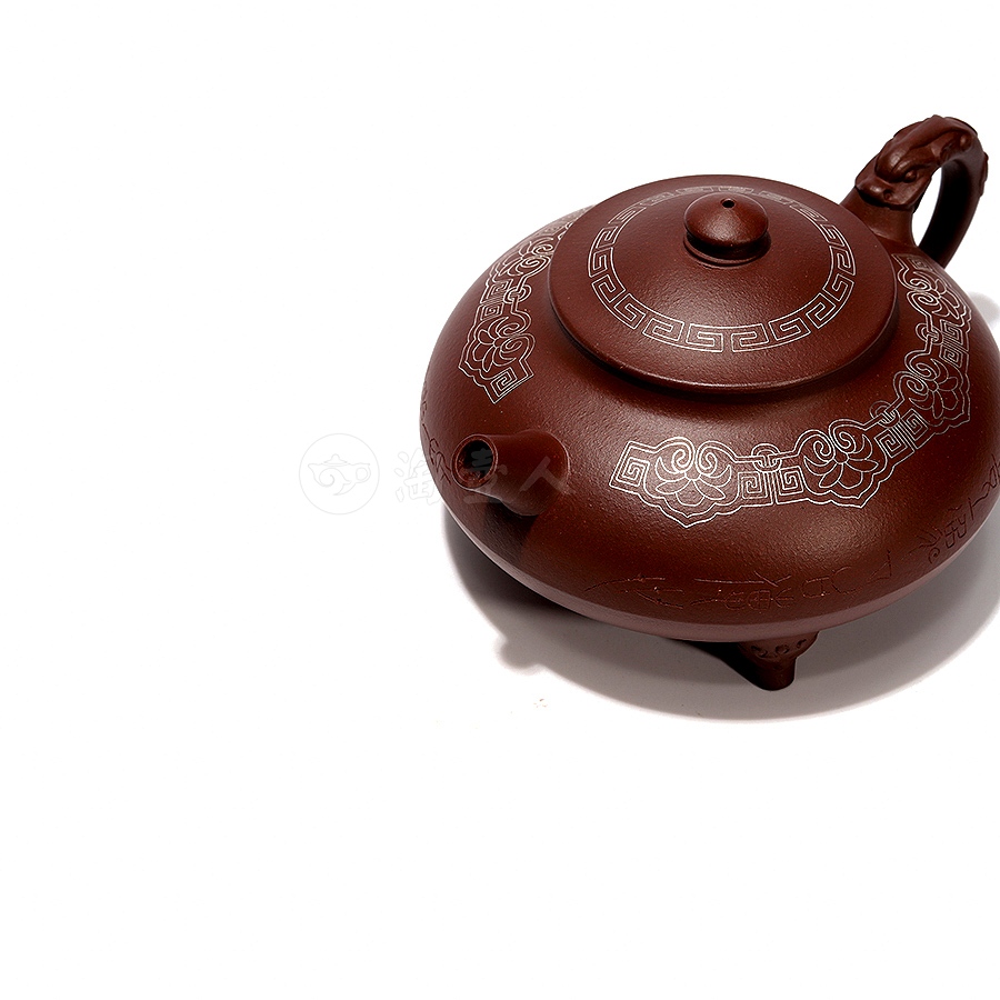 中鼎壶(嵌银丝)