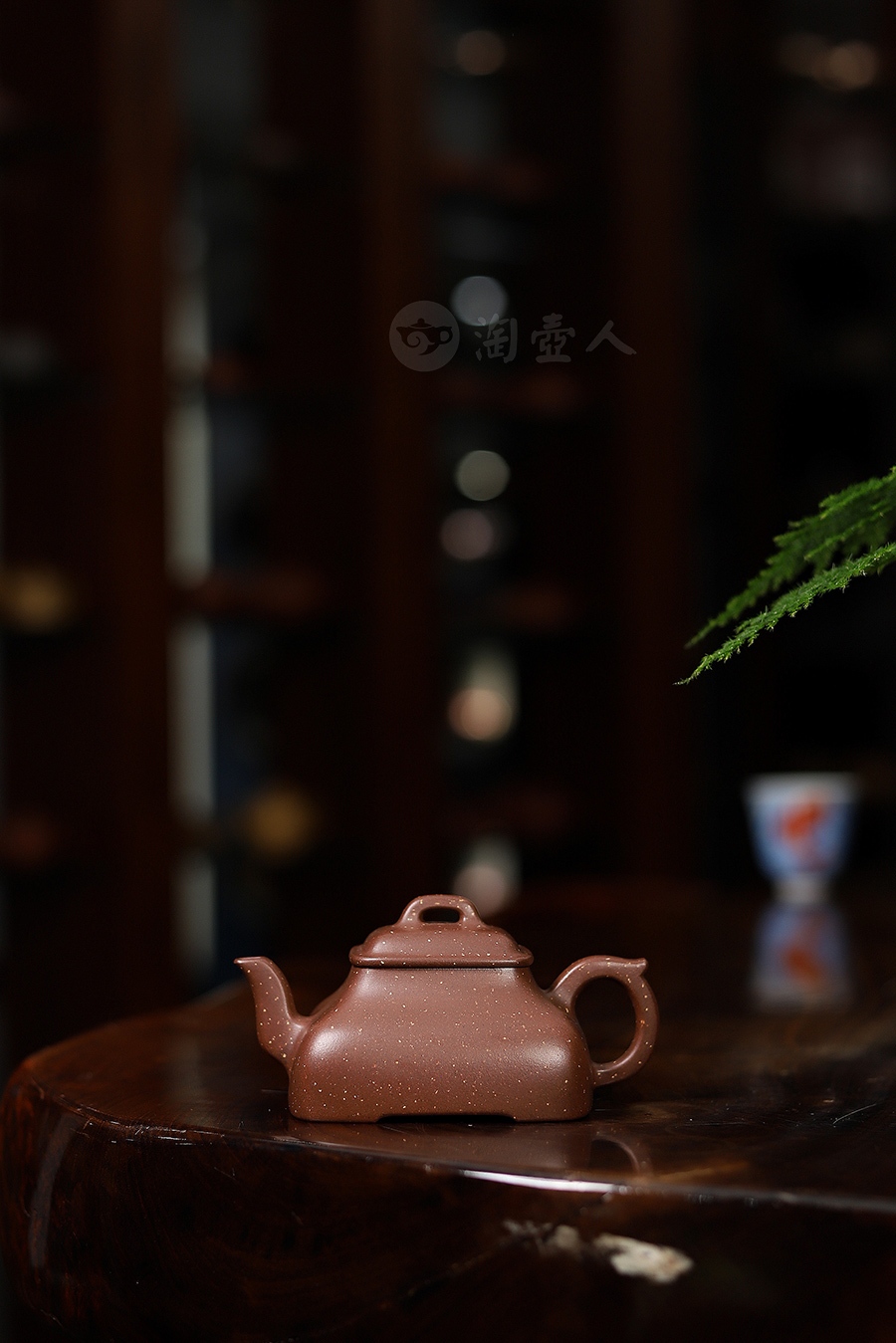 全手方丞壶(薄胎点砂)