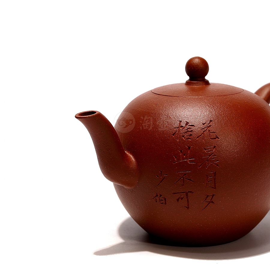 鸣远一粒珠壶(少伯铭·薄胎)
