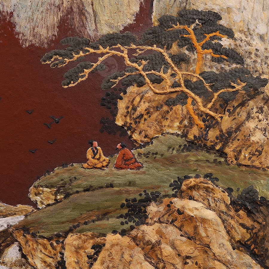 四方狮耳尊对瓶