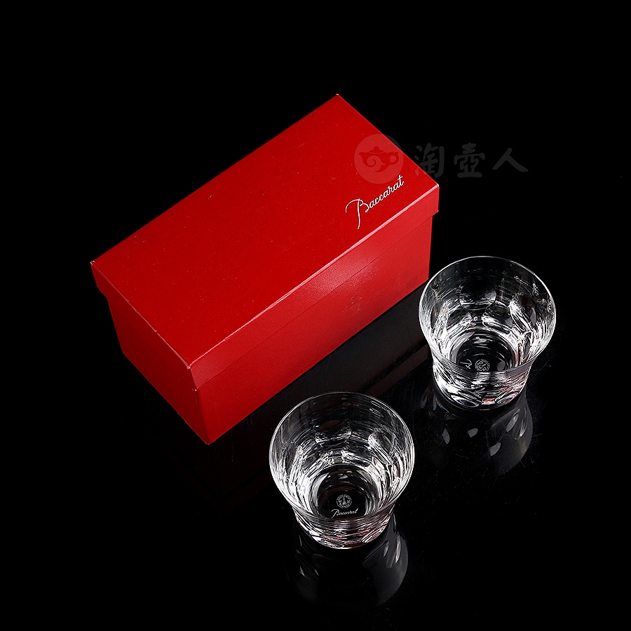 巴卡拉水晶威士忌酒对杯