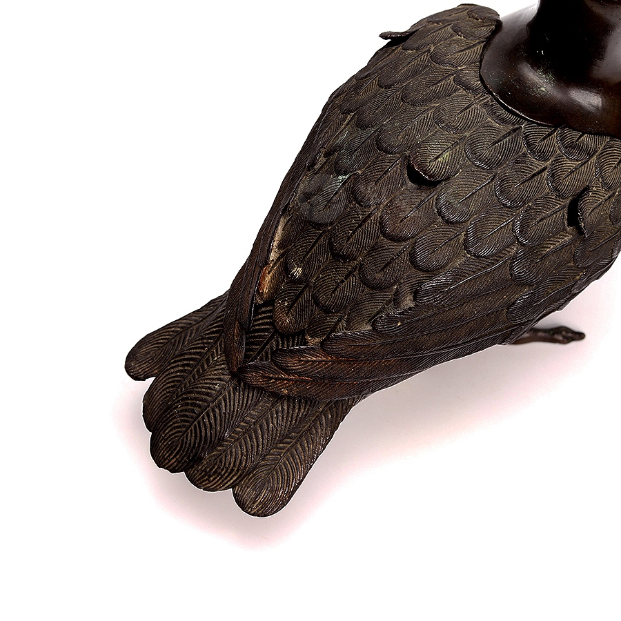 清中期·铜制鸽香炉