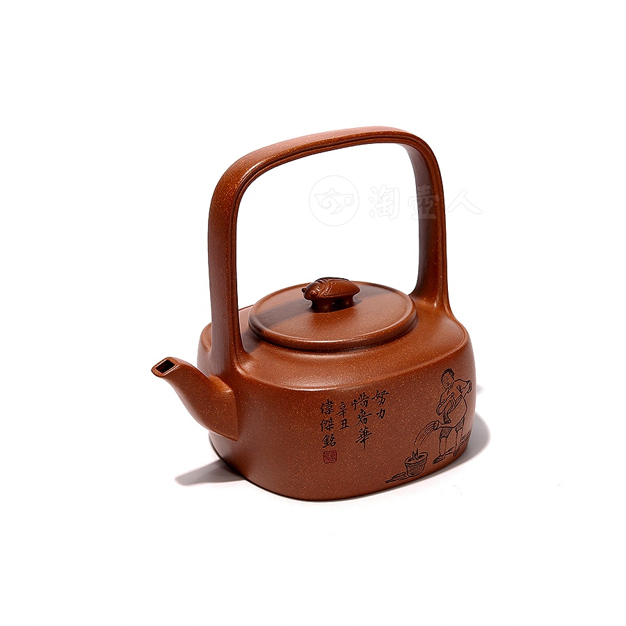 禅里禅外闻禅香壶(蒋伟杰刻绘)