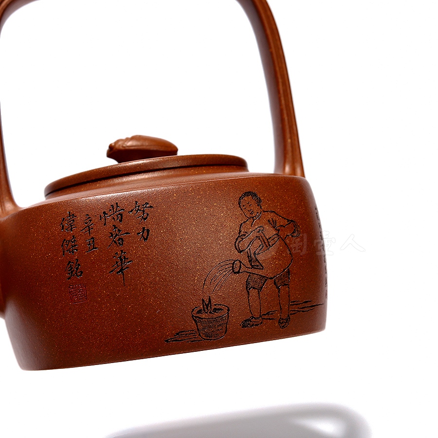 禅里禅外闻禅香壶(蒋伟杰刻绘)