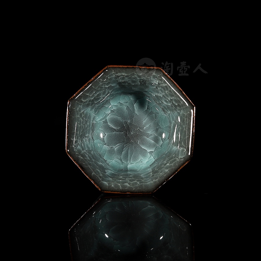 八方冰裂品茗杯