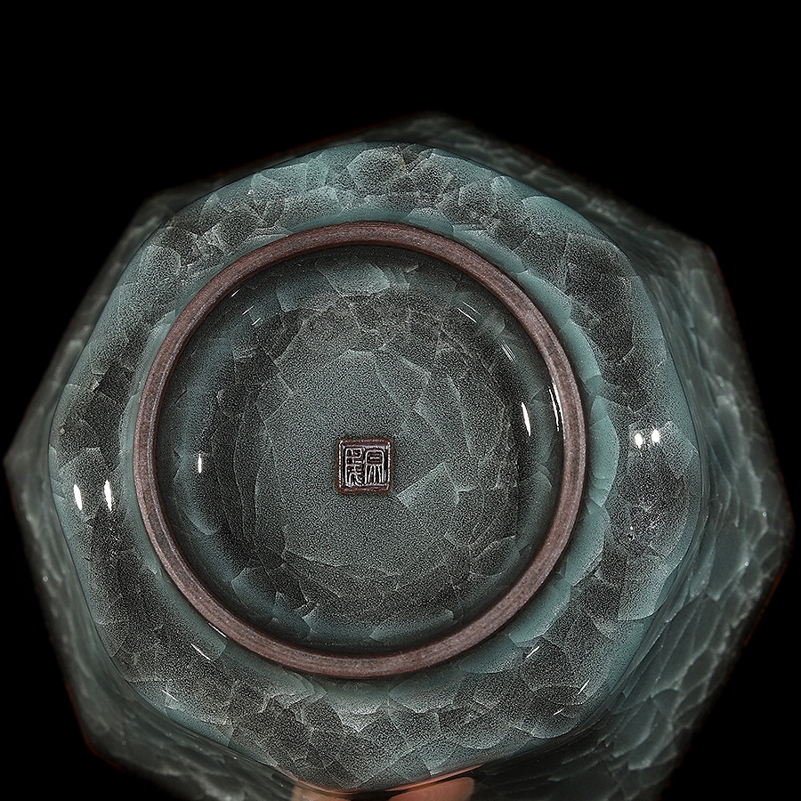 八方冰裂品茗杯