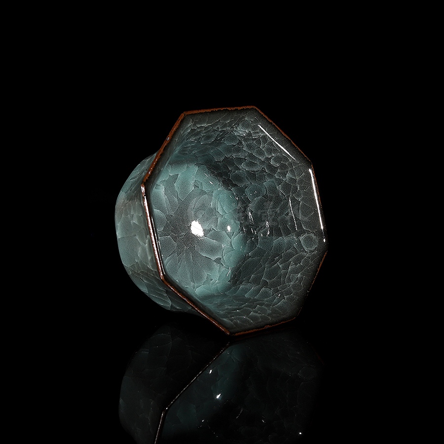 八方冰裂品茗杯