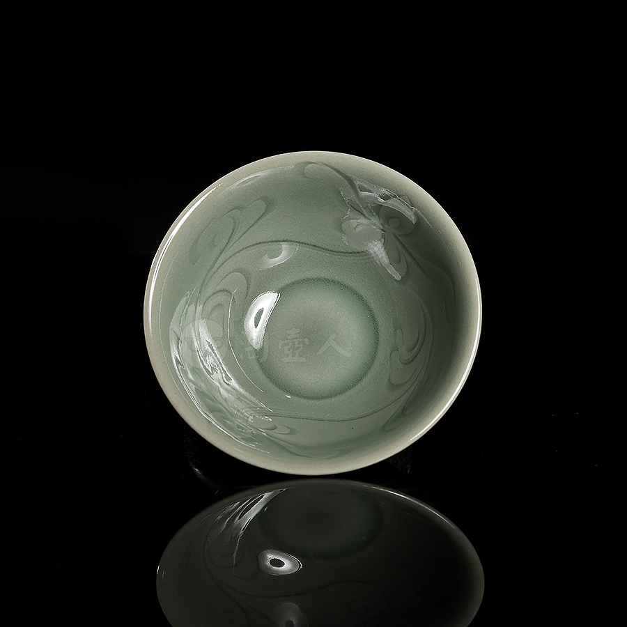 莲花柴烧盏