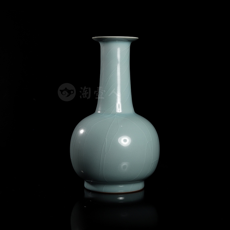 天球瓶(柴烧)