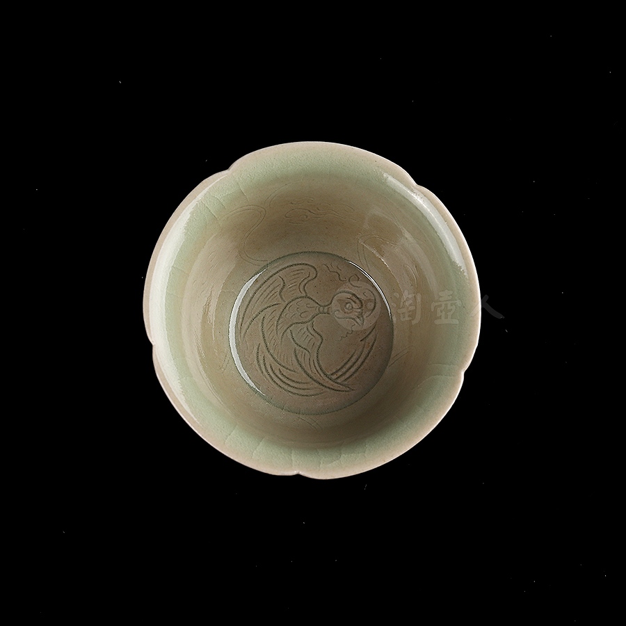 祥云花口杯(高)