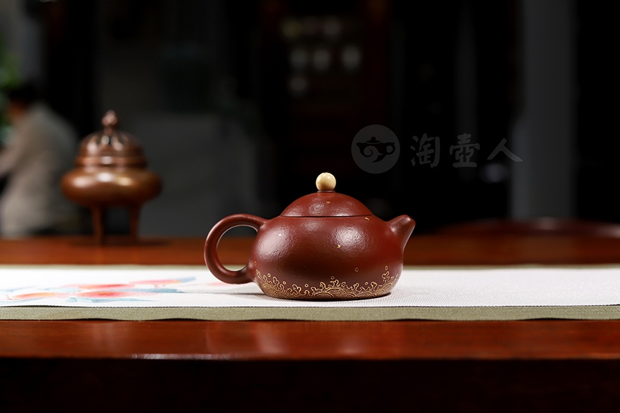 全手文旦(牙珠钮·描金)