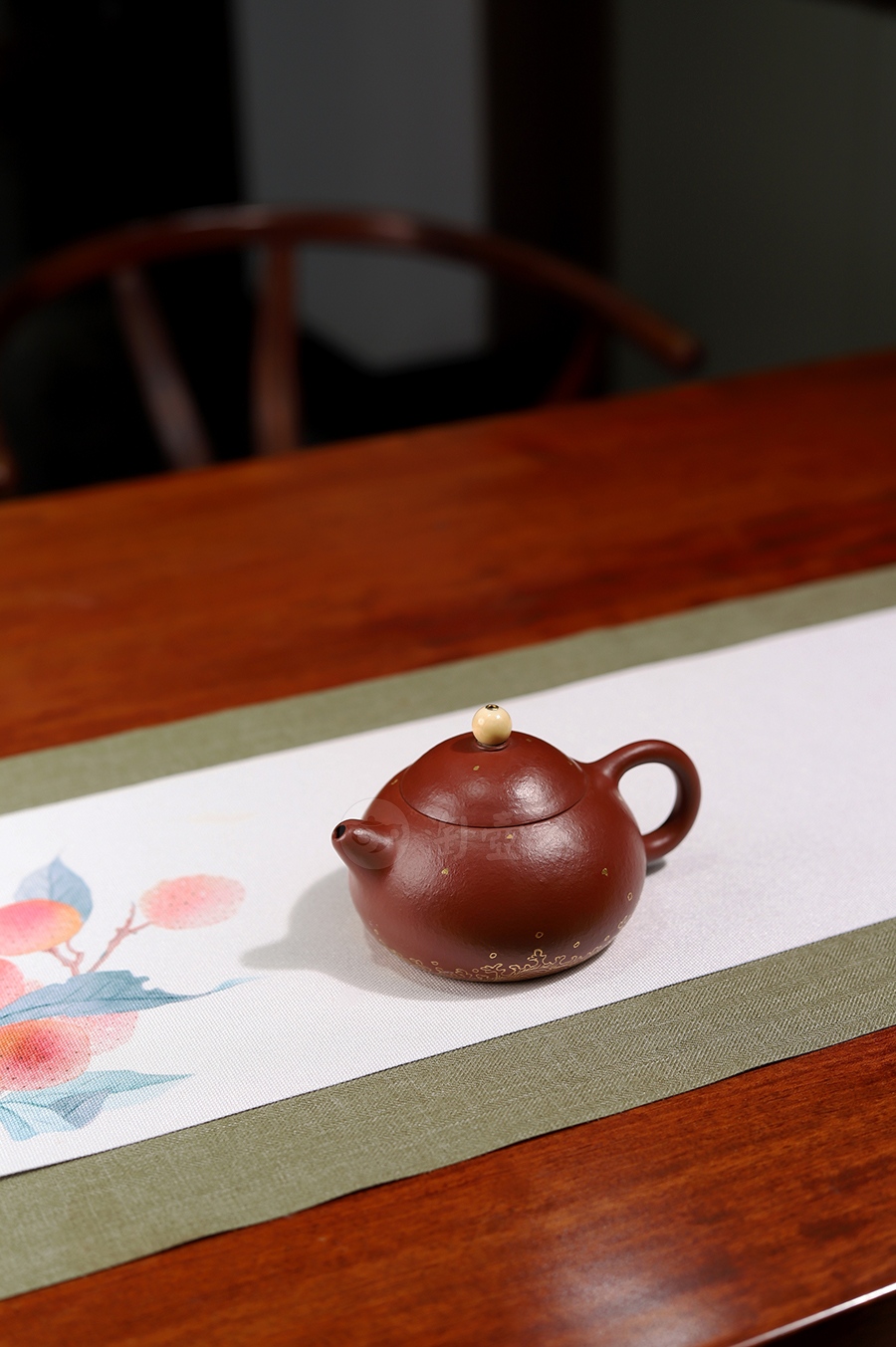 全手文旦(牙珠钮·描金)