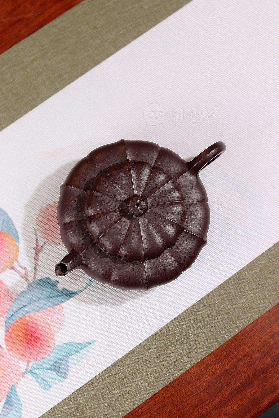 正宗原矿宜兴紫砂壶-全手凌波仙子壶(薄胎)-陈苏萍全手工制作-原矿家藏老紫泥紫砂泥料