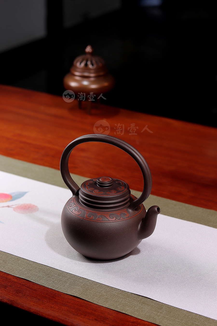 清风卷云提梁壶