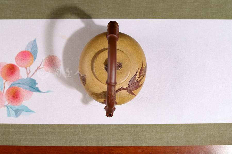 宜兴名家堵江华紫砂作品《清节凌风壶》原矿全手工优惠全场包邮