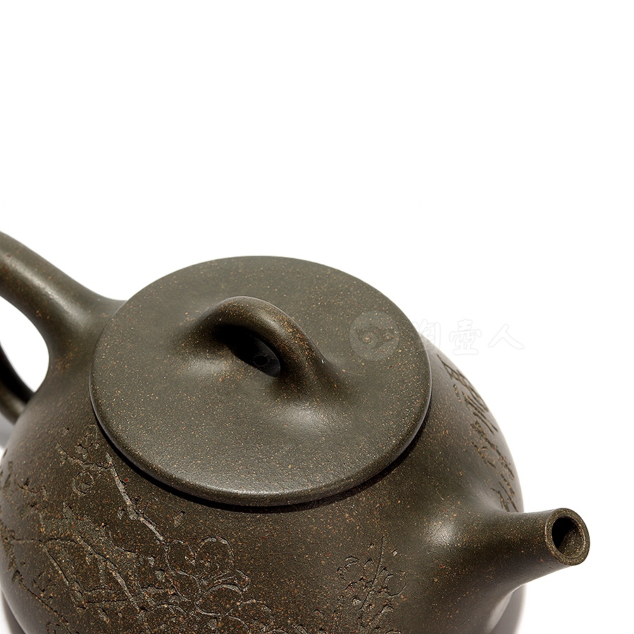 平盖石瓢壶(徐汉棠监制·鲍仲梅书刻)