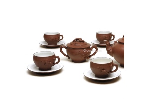松鼠葡萄十头套组茶具