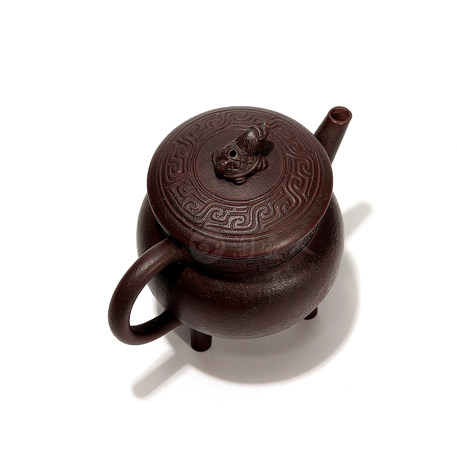 衍古造器制龙生九子之霸下紫砂壶