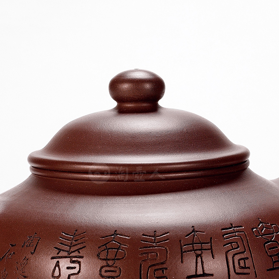 大莲子壶(谭泉海铭刻)