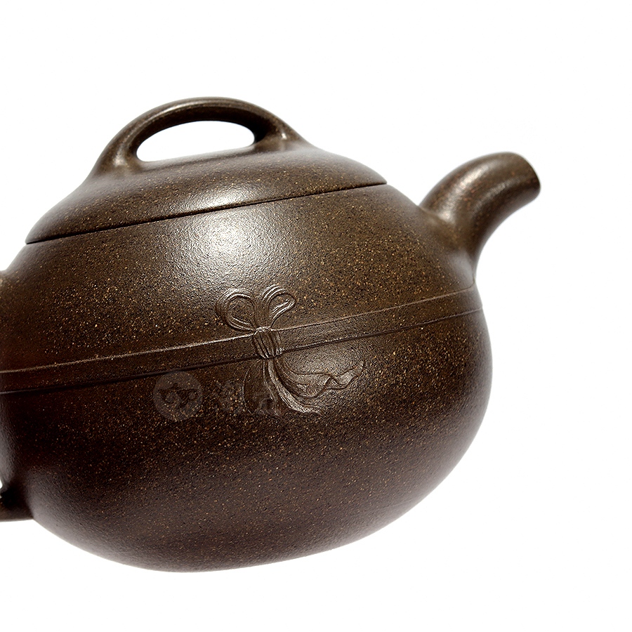 宜兴紫砂壶名家许伟军作品《全手圆珠玉带壶》原矿全手工优惠全场包邮