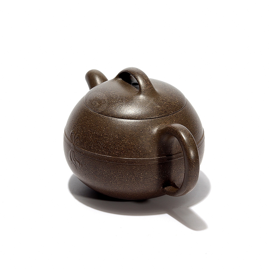 宜兴紫砂壶名家许伟军作品《全手圆珠玉带壶》原矿全手工优惠全场包邮