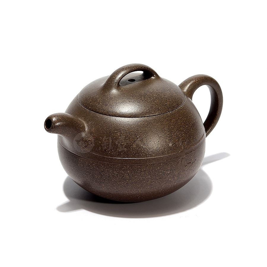 宜兴紫砂壶名家许伟军作品《全手圆珠玉带壶》原矿全手工优惠全场包邮