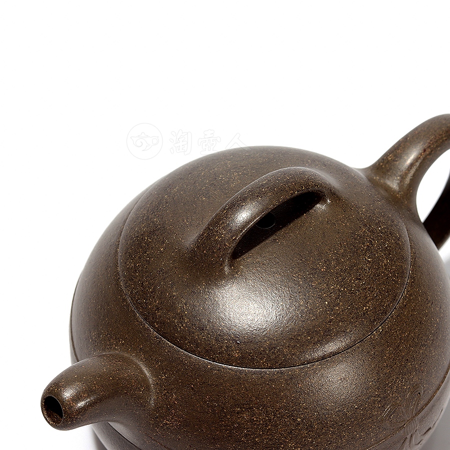 宜兴紫砂壶名家许伟军作品《全手圆珠玉带壶》原矿全手工优惠全场包邮