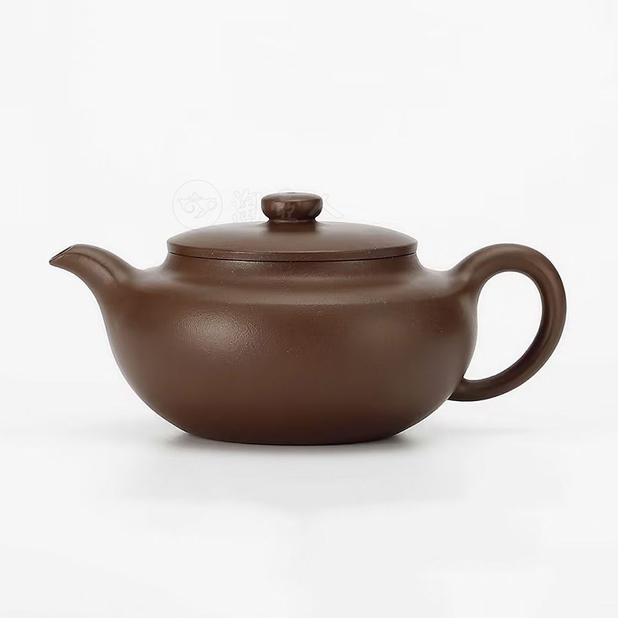宜兴名家高旭峰紫砂壶作品《汉扁壶》原矿全手工优惠全场包邮真品