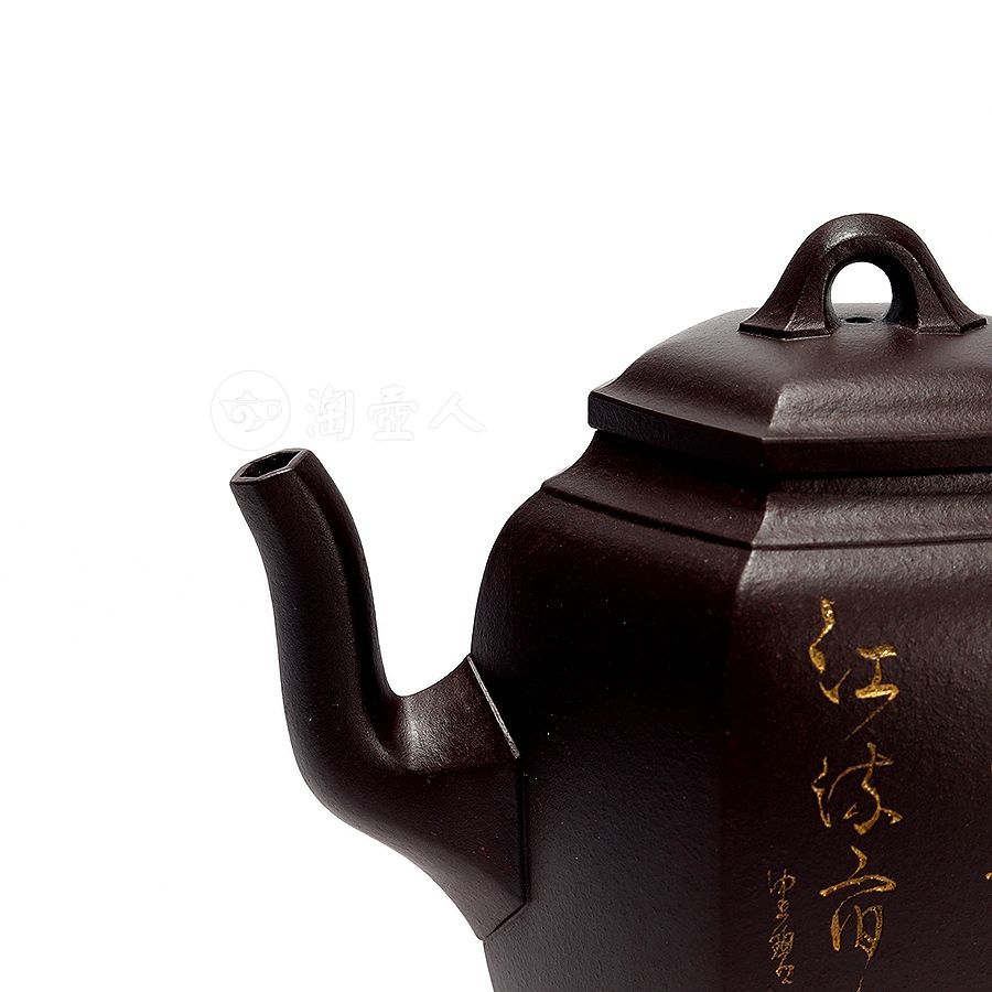 六方宫灯壶(陈佩秋书画、谢定琨监制)