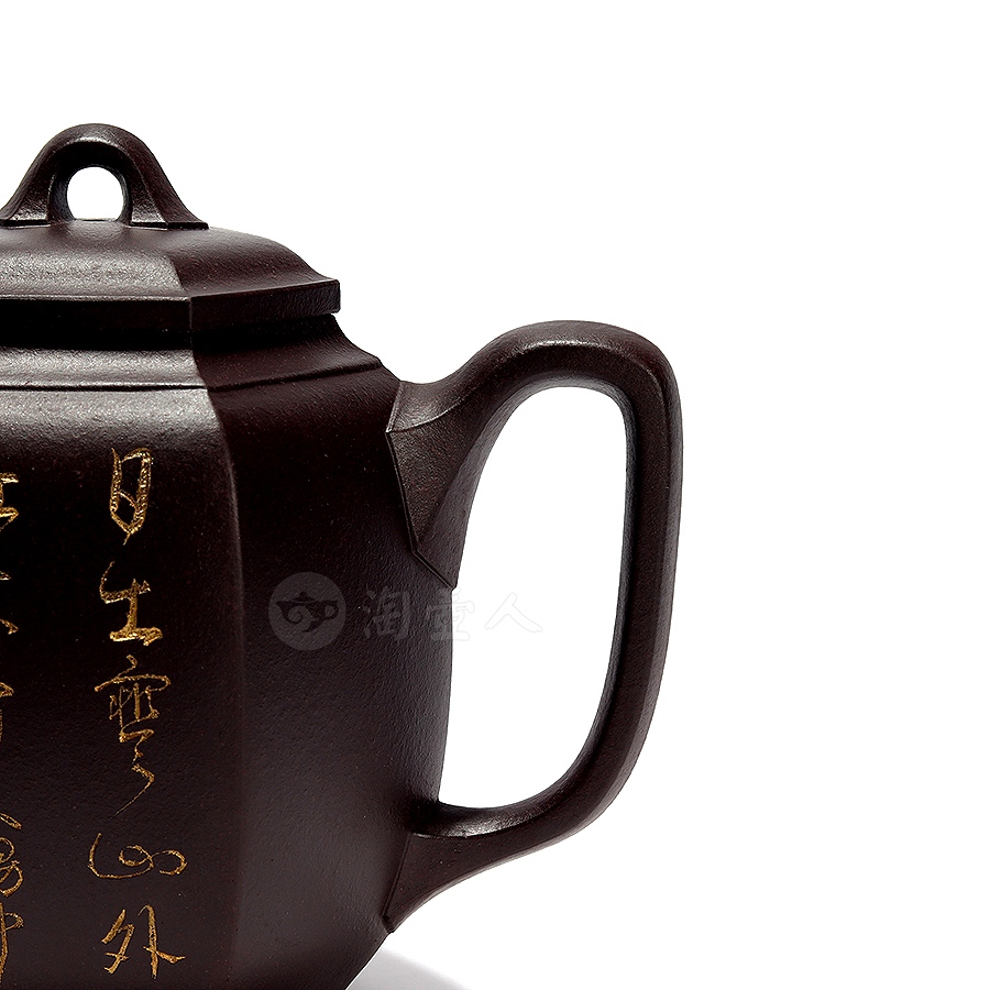 六方宫灯壶(陈佩秋书画、谢定琨监制)