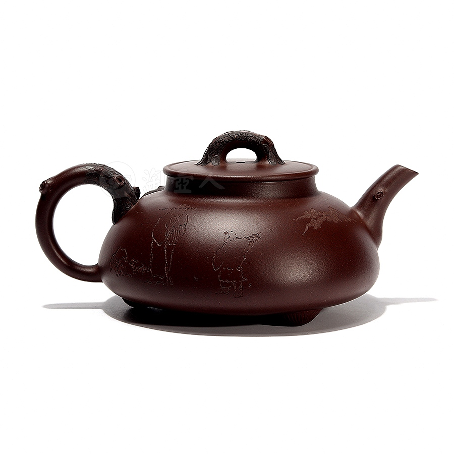 全手松溪诗茗壶(陈瑜书铭)