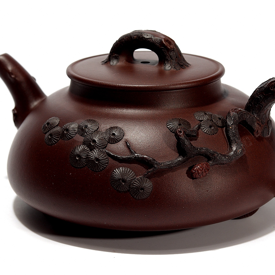 全手松溪诗茗壶(陈瑜书铭)