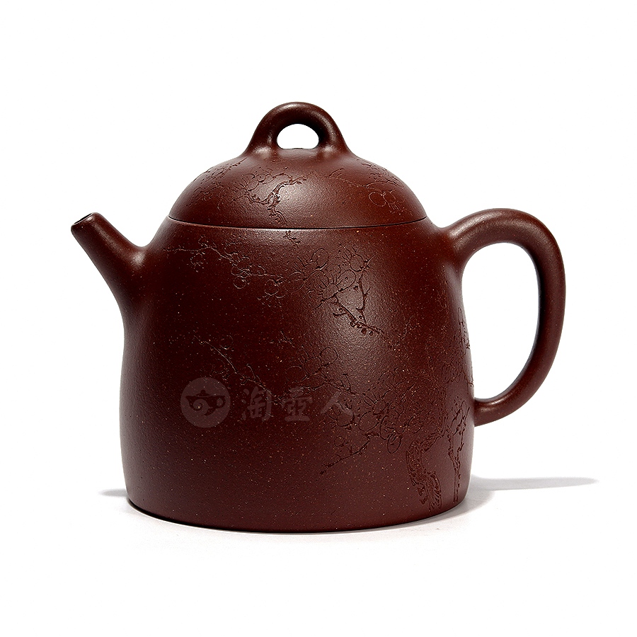 全手单杯秦权套壶(彭明月陶刻)