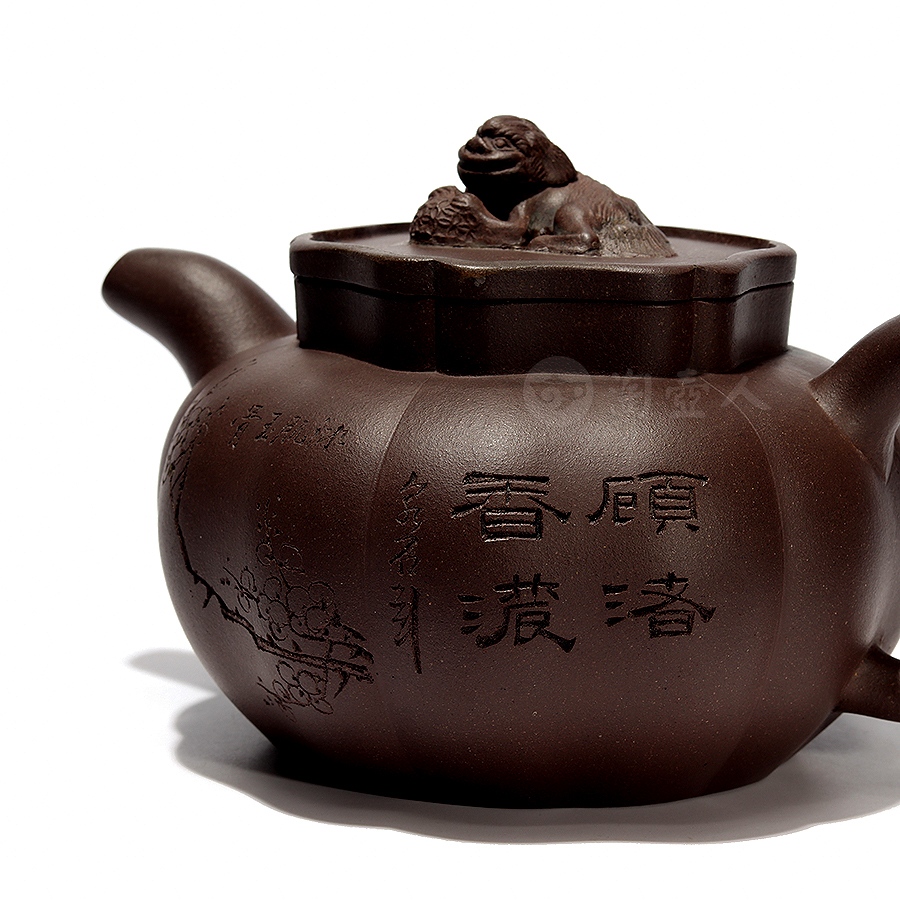 大狮球紫砂壶