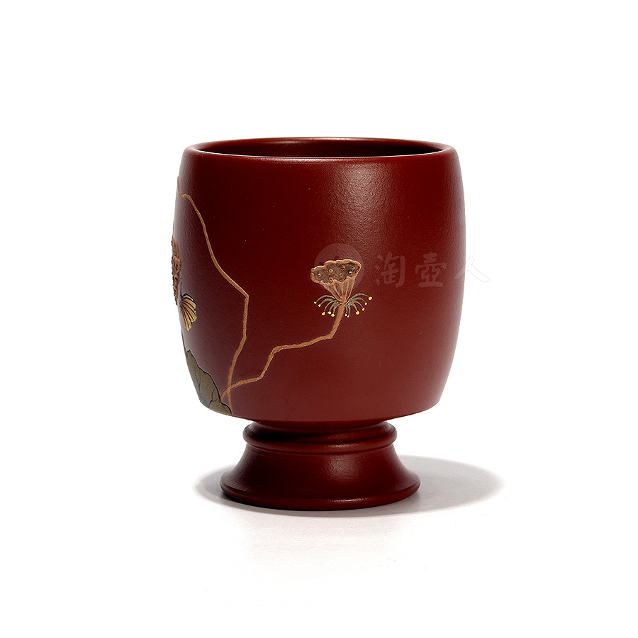 蝶戏莲子主人杯