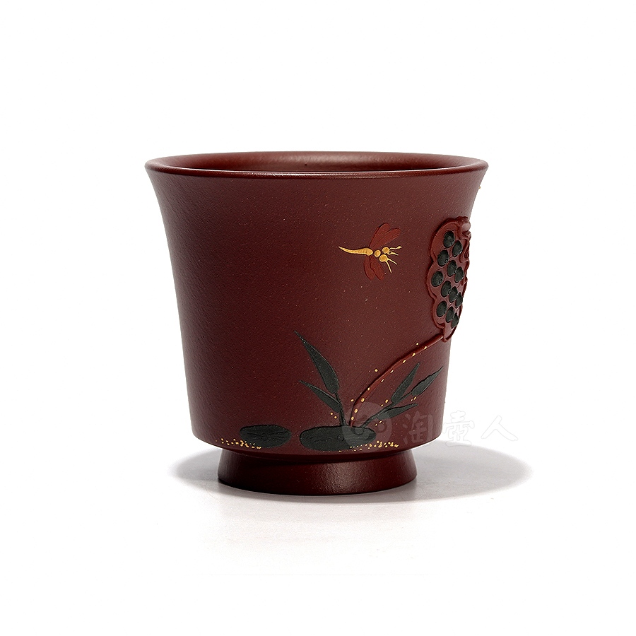 蜻蜓戏莲主人杯