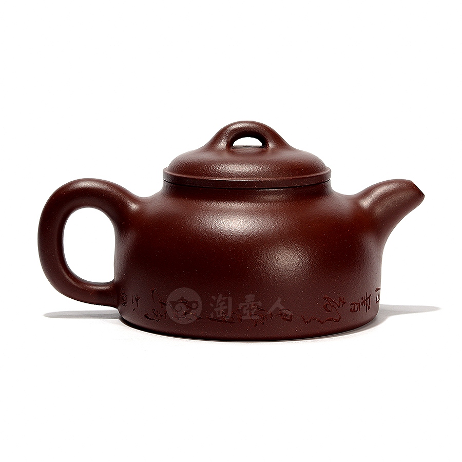 全手井栏壶(陈瑜陶刻)