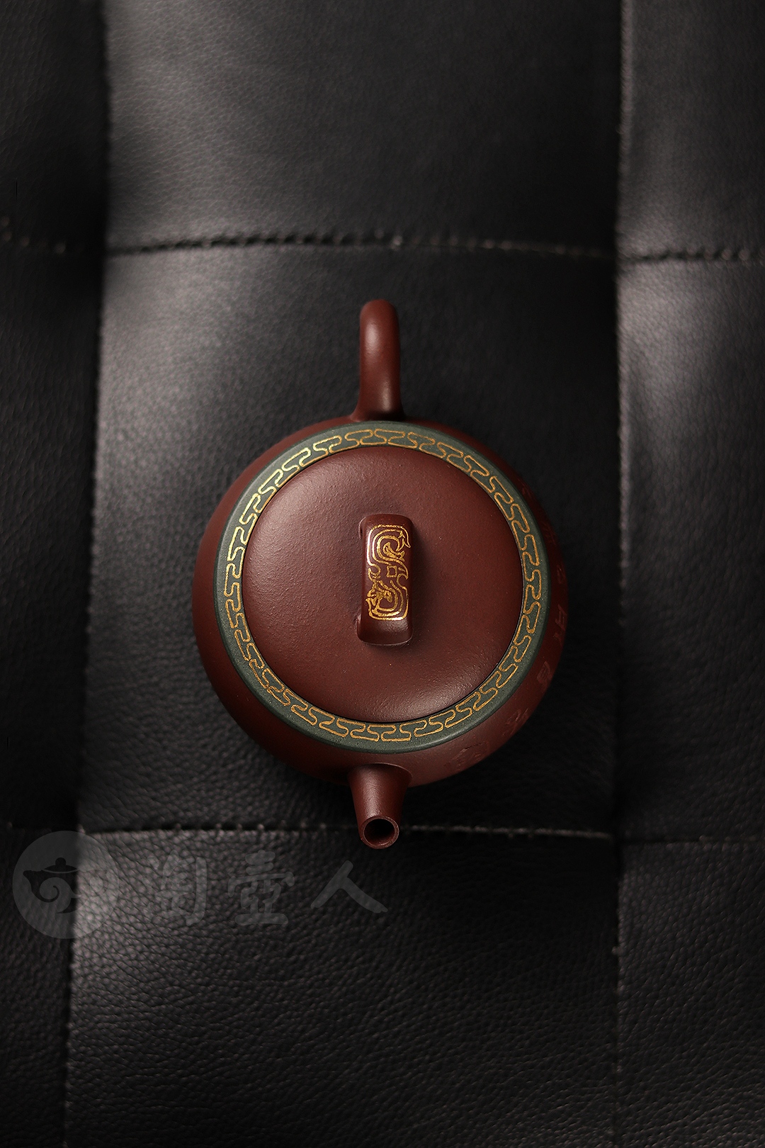 纳炉紫砂壶(描金)