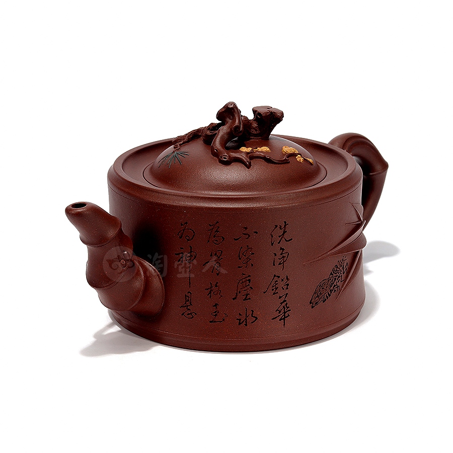 全手岁寒三友壶(木言铭)