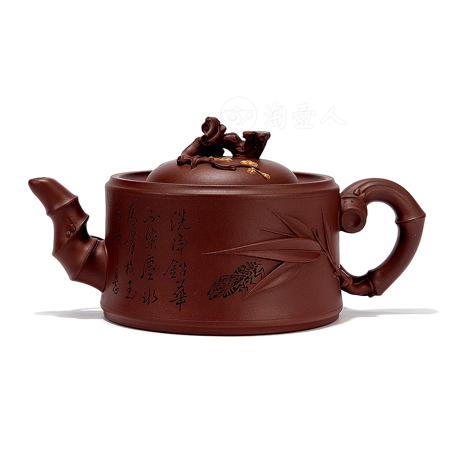 全手岁寒三友壶(木言铭)