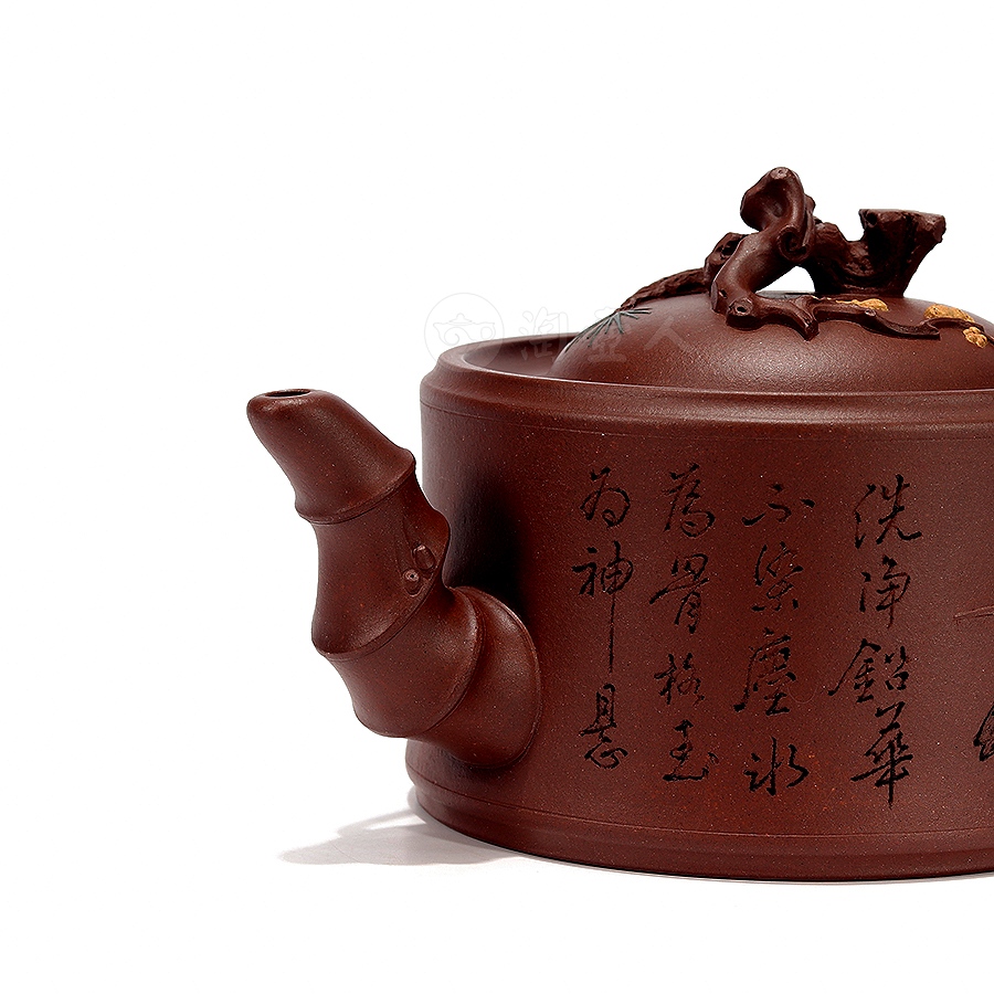 全手岁寒三友壶(木言铭)
