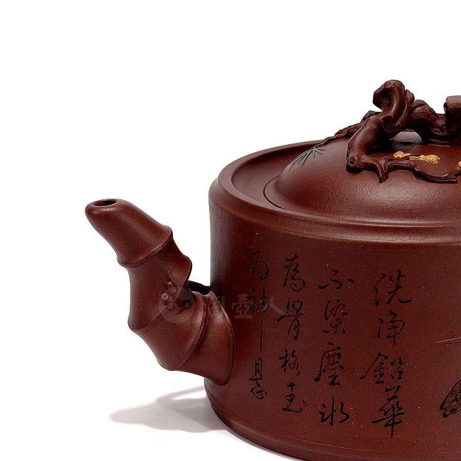 全手岁寒三友壶(木言铭)
