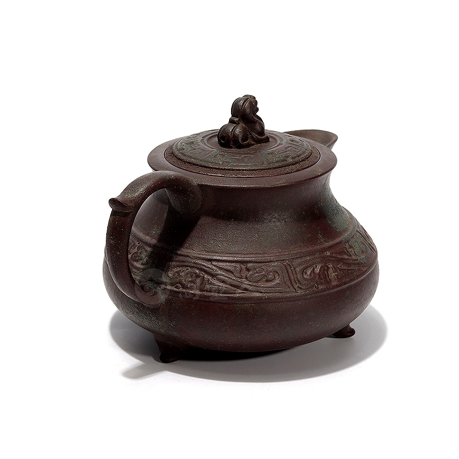 龙生九子之负屃紫砂壶