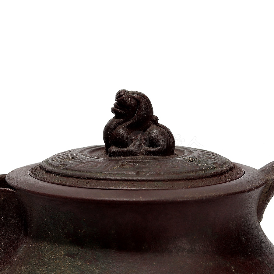 龙生九子之负屃紫砂壶