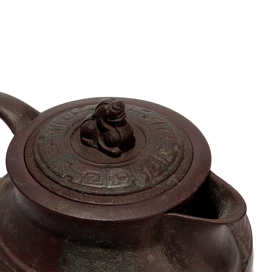 龙生九子之负屃紫砂壶